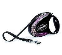 flexi Glam Composition Ruban rétractable avec Cristaux Swarovski Noir 25 kg/5 m