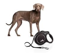 FLEXI Laisse automatique NEW CLASSIC L 5m ruban noir