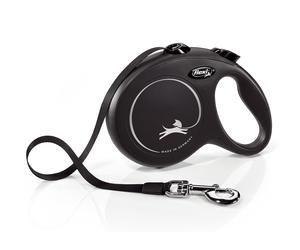 FLEXI Laisse automatique NEW CLASSIC L 5m noir