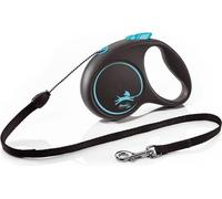 Flexi - Laisse enroulable pour chien, S TL5366 (5 m) (Bleu/Noir)
