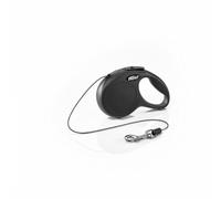 Flexi Laisse New Classic XS Corde 3m jusqu'à 8kg Noir + Surprise gratuite pour chien
