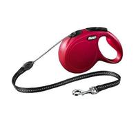 Flexi Laisse New Classic S Corde 5m Jusqu'à 12kg Rouge