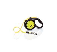 Laisse New Neon XS Tape 3 m black/ neon yellow Flexi CL01T3-251-S-NEOGE Noir/Jaune G