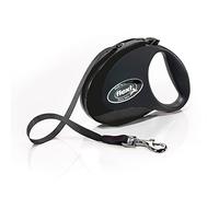 Flexi, Laisse Modèle Style, des Couleurs Pastel Modernes, Un Noir élégant, Système de freinage Robuste et Ergonomique, Poignée Souple, Système de Guidage perfectionné, Made in Germany, Noir, M - 5m