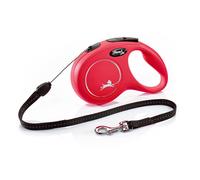 FLEXI Laisse New Classic Cordon S 8 m Rouge