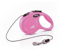 FLEXI Laisse New Classic Cordon XS 3 m Rose