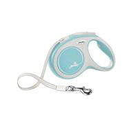 FLEXI® Laisse rétractable Confortable pour Chien (Ruban), Ergonomique, Durable et sans enchevêtrement, Laisse de Promenade pour Chiens jusqu'à 25 kg, 4,9 m, Taille M, Bleu/Pastel