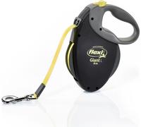 Flexi - Laisse rétractable "Giant Neon", L TL5378 (8 m) (Noir/Gris/Jaune)