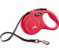 Flexi - Laisse rétractable "New Classic", S TL5344 (5 m) (Rouge)