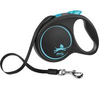 Flexi Laisse Sangle Black Designm 5m Bleu