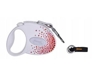 FLEXI Lanyard Glam Splash Orient S 3m blanc