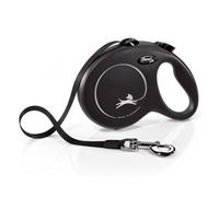 Flexi Neuf Classique L Ruban Automatique Laisse pour Chien Sur 50 KG Belt 5 Noir