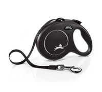 Flexi Neuf Classique S Ruban Automatique Laisse pour Chien Sur 12 KG Belt 5 Noir