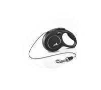 Flexi Laisse New Classic XS Corde 3m jusqu'à 8kg Noir + Surprise gratuite pour chien