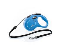 FLEXI New Classic Laisse avec Cordon pour Chien Bleu 5 m Taille S
