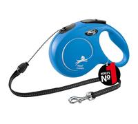 FLEXI New Classic Laisse avec Cordon pour Chien Bleu 8 m Taille M