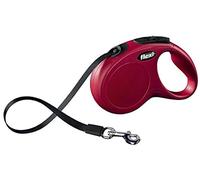FLEXI New Classic Laisse avec Sangle pour Chien Rouge 5 m Taille M-L