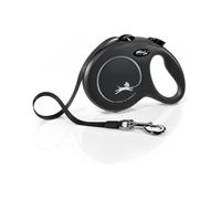 FLEXI New Classic Laisse avec Sangle pour Chien Noir 3 m Taille XS
