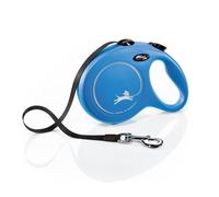 FLEXI Laisse New Classic S Sangle 5 m do 15 kg Bleu ciel