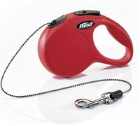 FLEXI New Classic Laisse avec Cordon pour Chien Rouge 8 m Taille M