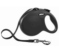 FLEXI Laisse automatique NEW CLASSIC L 5m ruban noir