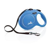 laisse sangle new classic - L: 8 M, bleu - Flexi