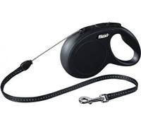 Laisse Flexi New Classic Cordon M/8m Noir