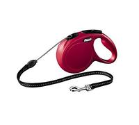 FLEXI Laisse New Classic M Corde 8m Rouge