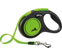 Flexi New Neon Laisse Sanglem 5m Vert Fluo