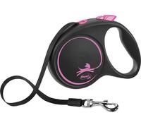 flexi NOIR DESIGN Sangle 5 m rose