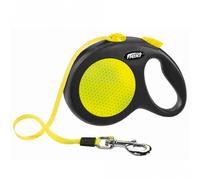 Flexi Nouveau Classique Néon Laisse Enrouleur - L / Jaune