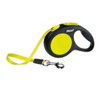 Flexi Nouveau Classique Néon Laisse Enrouleur - XS / Jaune