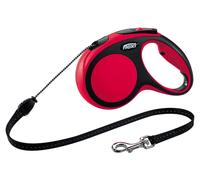 Flexi Nouveau Confort M Câble 5 M Rouge Pour Chiens Jusqu'à 20 Kg Neuf