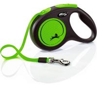 Flexi Nouveau ruban néon noir/vert - M - 5 m