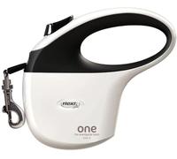 Flexi Laisse One S Tape 5 m Blanc/Noir
