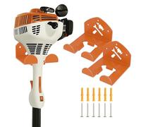 FLEXI RODS Lot de 2 supports de rangement pour outils électriques de jardin pour débroussailleuse, taille-haie, crochet de désherbage robuste