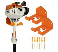 FLEXI RODS Lot de 2 supports de rangement pour outils électriques de jardin pour débroussailleuse, taille-haie, mur de garage, coupe-bordure de garage, outils de jardin