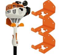 FLEXI RODS Lot de 3 supports de rangement pour outils électriques de jardin pour débroussailleuse, taille-haie, mur de garage, coupe-bordure de garage, outils de jardin