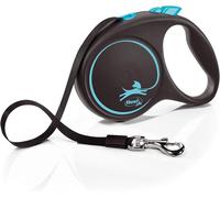 laisse taille L sangle 5 mètres pour chien max 50 kg Noir/Bleu G