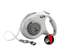 Flexi® Select M Sangle 0-7 m Gris, Laisse rétractable pour Chiens jusqu'à 25 kg