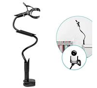 Flexi Twist | Support universel pour moniteur de bébé | Sécurisé avec sangles et collier de serrage pour meubles | Pas de perçage nécessaire | Support flexible pour caméra de bébé | Étagère pour