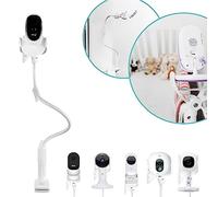 Flexi Twist | Support Universel pour Moniteur pour bébé | Fixez avec des Sangles et Une Pince aux Meubles | Aucun Forage requis | Support de caméra Flexible