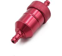 Flexible 8mm Dia alliage huile Essence Moto Nettoyant Filtre carburant Red