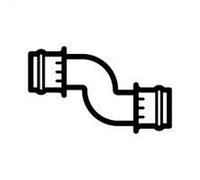 Flexible, alimentation en air NRF 165039 pour NUBIRA Break 1.6 2005-2010