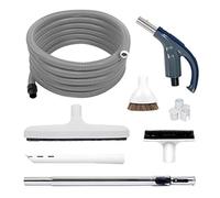 Flexible Aspiration Centralisée Speedflex 9,1ml + Poignée + 4 Brosses + Canne Télescopique - L’Aspirateur Qui Sort Du Mur - Aspirateur Centralisé - Garantie 2 Ans