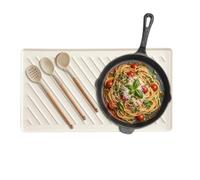Flexible Baking Liner - Grip Base Mat - Compact Worktop Spill Guard Cover | Soft Toaster Crumb Tray Kitchen Coffee Corners Offices Break Rooms Table Cabinet Mantel Shelves Fireplace