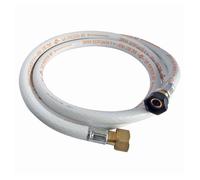 SOMATHERM FOR YOU, Flexible caoutchouc pour gaz Butane/Propane - Longueur 1,5 m - Raccords écrou tournant 20/150 et 15/21 - Durée de vie 10 ans - Idéal pour alimentation en gaz