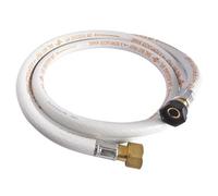 SOMATHERM FOR YOU, Flexible caoutchouc 2m pour gaz Butane/Propane - Raccords écrou tournant 20/150 et 15/21 - Durée de vie 10 ans - Idéal pour alimentation en gaz