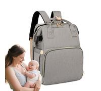 Flexible Changing Backpack - Changing Bag Backpack ¦ 31x19x39cm Nappy Bags with Multi Pockets, Oxford Cloth Nappy Backpacks with Solid Stitching, Mommy Bags, Diaper Backpacks for Travel