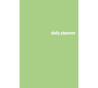 Flexible Daily Planner Notebook | Undated | 6 x 9 in | Two-Page Layout: Pre-Filled Hourly Schedule and Open Daily Sections | 100 Pages